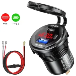 ladowarka-motocyklowa-samochodowa-usb-qc3-0-usb-c-pd-woltomierz-szybkie-lad