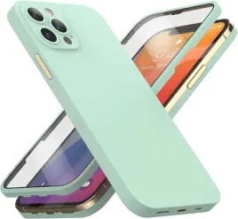 etui-iphone-12-pro-eastcoo-zielone-matowe-szklo-360-z-szyba