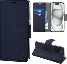 etui-ksiazkowe-iphone-15-niebieskie-portfel-stojak-newtop-tpu