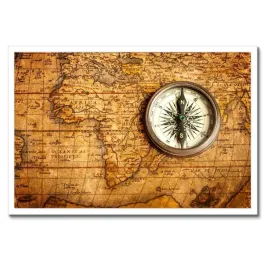 plakaty-w-ramie-60x40-stara-mapa-i-kompas-motyw-do-klasy-geografia