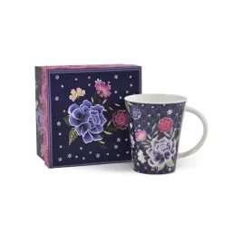 kubek-z-porcelany-kostnej-do-kawy-granatowy-w-kwiaty-prezent