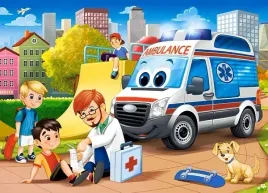 puzzle-60-ukladanka-pierwsza-pomoc-samochod-ambulans-karetka-5-castor