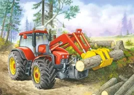 puzzle-60-ukladanka-dla-dzieci-auto-traktor-pojazd-maszyna-las-5-castor