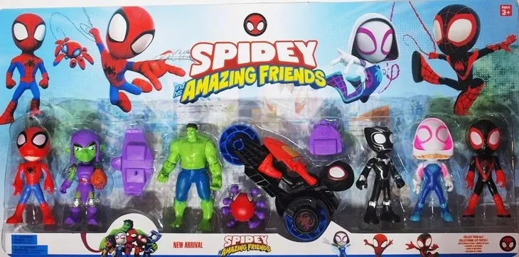 Spidey i super kumple zestaw figurek spidey i ghost-spider + akcesoria