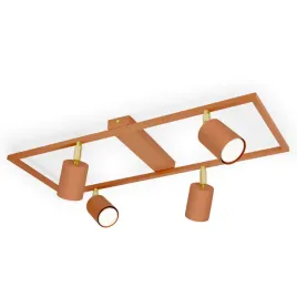 lampa-sufitowa-plafon-ramka-4xgu10-terakota-ceglana-pomaranczowa-do-salonu
