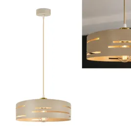 lampa-sufitowa-wiszaca-zyrandol-nad-stol-bezowa-kaszmir-ecru-laser-loft