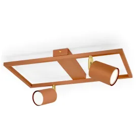 lampa-sufitowa-wiszaca-ramka-gu10-terakota-ceglana-czerwona