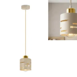 lampa-wiszaca-bezowa-zlota-e27-pojedyncza-nowoczesna-regulowana-luxolar