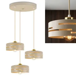 lampa-sufitowa-wiszaca-zyrandol-nad-stol-bezowa-kaszmir-ecru-laser-3xe27
