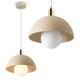 duza-lampa-wiszaca-30-cm-na-g9-bezowa-ze-zlotymi-dodatkami-szklany-klosz