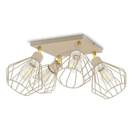 lampa-sufitowa-plafon-loft-bezowa-4xe27-ruchoma-druciana-skandynawska