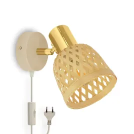 lampa-kinkiet-scienny-z-wlacznikiem-wtyczka-ruchomy-bezowy-zloty-e14-boho