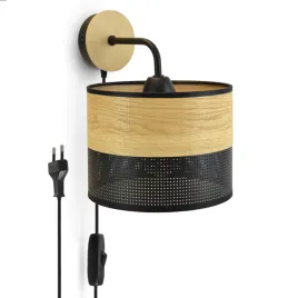 lampa-scienna-kinkiet-czarna-z-drewna-nastrojowa-497-kpw-metalowa-loft-led