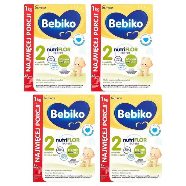 Bebiko 2 Zestaw 4x 1000 g