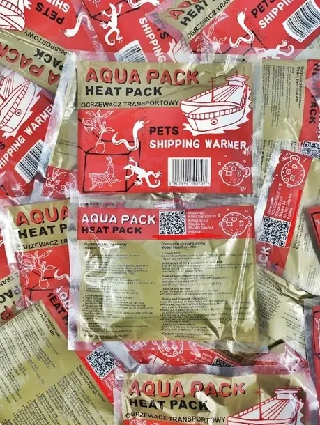 HEAT PACK - PAKIET 200 SZTUK wkład grzejący do transportu ROŚLIN I ZWIERZĄT