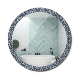 okragle-nowoczesne-lustro-scienne-z-nadrukiem-na-szkle-wzor-boho-fi-100-cm