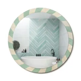wiszace-lustro-ozdobione-grafika-na-szkle-retro-pastelowy-wzor-fi-100-cm