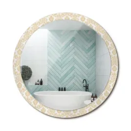 stylowe-okragle-lustro-scienne-z-nadrukiem-na-szkle-barokowy-wzor-fi-100-cm