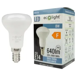 zarowka-led-reflektor-r50-e14-8w-720lm-6500k-zimna-ecolight