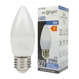 zarowka-led-swieczka-b37-e27-3w-270lm-6500k-zimna-ecolight