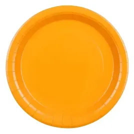 talerzyki-papierowe-okragle-monokolor-pomaranczowy-18-cm-6-szt
