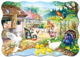 puzzle-30-ukladanka-wies-farma-zagroda-zwierzeta-kon-pies-kot-ges-5-castor