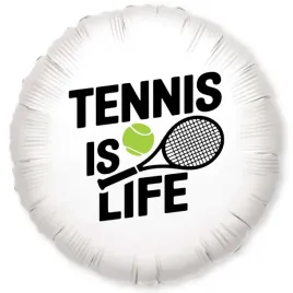 balon-foliowy-tennis-is-life-bialy-18-rnd