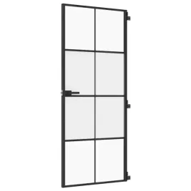 drzwi-wewnetrzne-czarne-83x2015-cm-szklo-i-aluminium