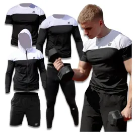 koszulka-termoaktywna-meska-spodnie-spodenki-na-trening-mma-komplet-5w1