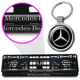 zestaw-2-ramki-na-tablice-rejestracyjne-ramka-zel-breloczek-mercedes