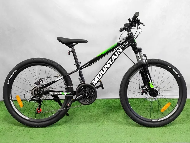Rower górski MTB24" MOUNTAIN rama stalowa 11" 120-145cm 2XTARCZE | KOMUNIA