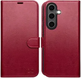 ocase-etui-skorzane-z-klapka-do-samsung-galaxy-s24-s25-stojak-czerwony