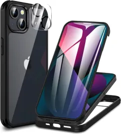 cenhufo-etui-360-do-iphone-13-14-szklo-na-aparat-tytan-czarny