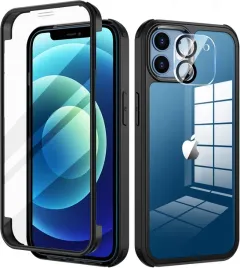 seacosmo-etui-360-do-iphone-12-szklo-na-aparat-pancerne-czarna-ramka