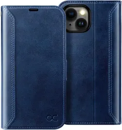ocase-skorzane-etui-z-klapka-do-iphone-15-portfel-rfid-niebieski-retro
