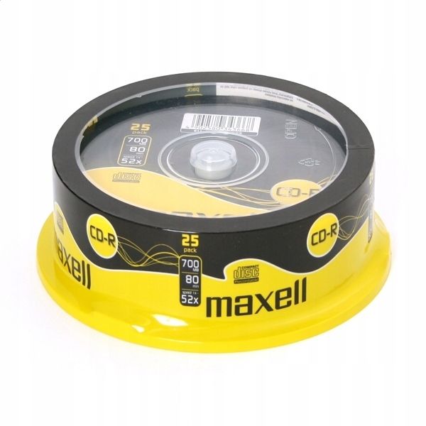 Płyta CD Maxell CD-R 700 MB 25 szt.