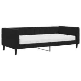 czarna-sofa-z-funkcja-spania-i-materacem-223-x-100-x-68-cm