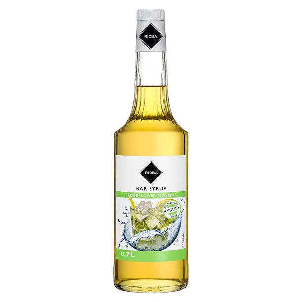 Rioba syrop barmański CZARNY BEZ do napojów i drinków 700 ml