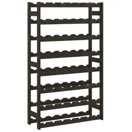 stojak-na-56-butelek-wina-lite-drewno-sosnowe-czarny-72x25x118-cm