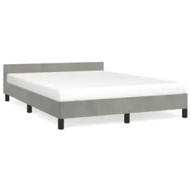 rama-lozka-z-zaglowkiem-aksamitna-jasnoszara-207-x-146-x-50-cm