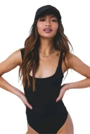 body-damskie-asos-czarne-bawelniane