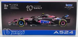 f1-bolid-alpine-a524-bwt-bburago-10-pierre-gasly-bburago-1-43-kask