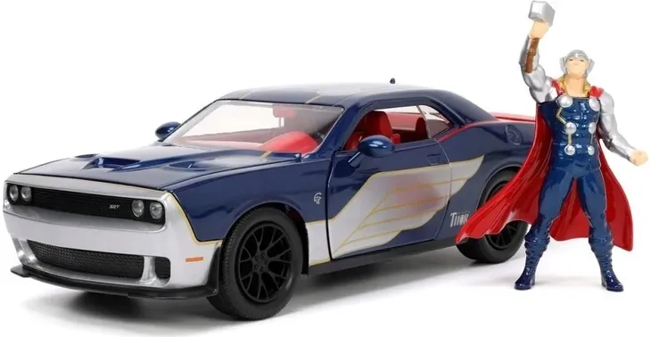 dodge-challenger-srt-hellcat-thor-marvel-jada-1-24-stan-nowy-stan-opakowania-oryginalne