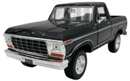 ford-bronco-pickup-1978-1-24-motormax-79374-black