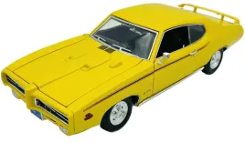 pontiac-gto-judge-1969-1-18-model-motormax-73133-zolty