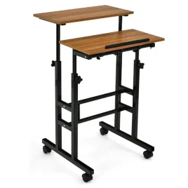 biurko-regulowane-mobilne-pod-laptopa-mownica-2-blaty-60-cm
