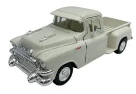 1957-gmc-blue-chip-pick-up-cream-1-24-motormax-79383