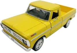 ford-f-100-pickup-1972-1-24-motormax-79384-zolty