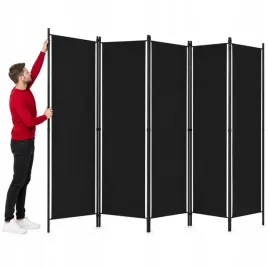 parawan-5-skrzydlowy-z-tkaniny-i-zelaznej-ramy-250x180-cm-czarny