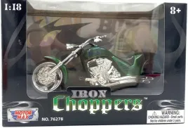 chopper-iron-custom-green-black-1-18-motormax